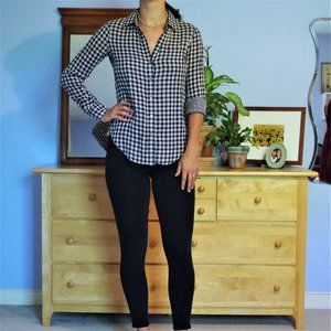 Gingham Button up with Left Chest Project